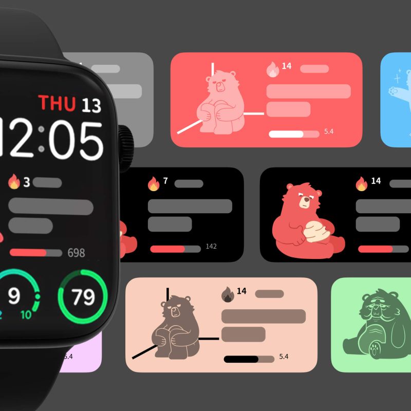 Лица и усложнения Apple Watch - анимация талисманов, подсчет полос и быстрая фитнес-статистика