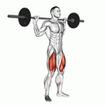 Fito App Barbell Full Squat exercise demonstration with how-to guide and tips.