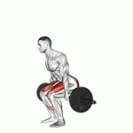Fito App Barbell Hack Squat exercise demonstration with how-to guide and tips.