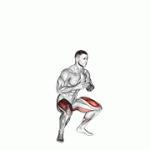 Fito App Jump Squat exercise demonstration with how-to guide and tips.
