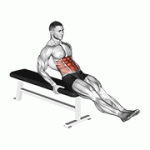 Fito App Seated Leg Raise exercise demonstration with how-to guide and tips.