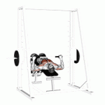 Fito App Smith Decline Bench Press exercise demonstration with how-to guide and tips.