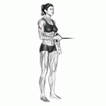 Fito App Band Standing External Shoulder Rotation exercise demonstration with how-to guide and tips.