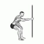 Fito App Fixed Bar Back Stretch exercise demonstration with how-to guide and tips.