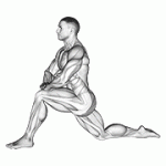 Fito App Kneeling Hip Flexor Stretch exercise demonstration with how-to guide and tips.