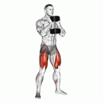 Fito App Dumbbell Goblet Squat exercise demonstration with how-to guide and tips.