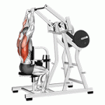 Fito App Lever Lateral Pulldown exercise demonstration with how-to guide and tips.