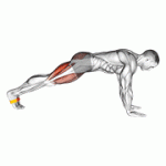 Fito App Band Plank March exercise demonstration with how-to guide and tips.