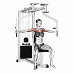 Fito App Lever Seated Fly exercise demonstration with how-to guide and tips.