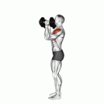 Fito App Dumbbell Scott Press exercise demonstration with how-to guide and tips.