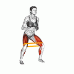 Fito App Band Duck Walk exercise demonstration with how-to guide and tips.