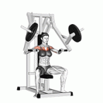 Fito App Lever Chest Press exercise demonstration with how-to guide and tips.