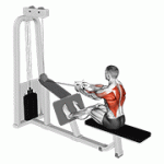 Fito App Cable Seated Row with V Bar exercise demonstration with how-to guide and tips.