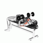 Fito App Dumbbell Reverse Bench Press exercise demonstration with how-to guide and tips.