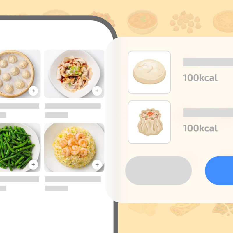 iOS shortcut to identify calories interface showing automated food calorie using image recognition to quickly log meals from camera or delivery apps.